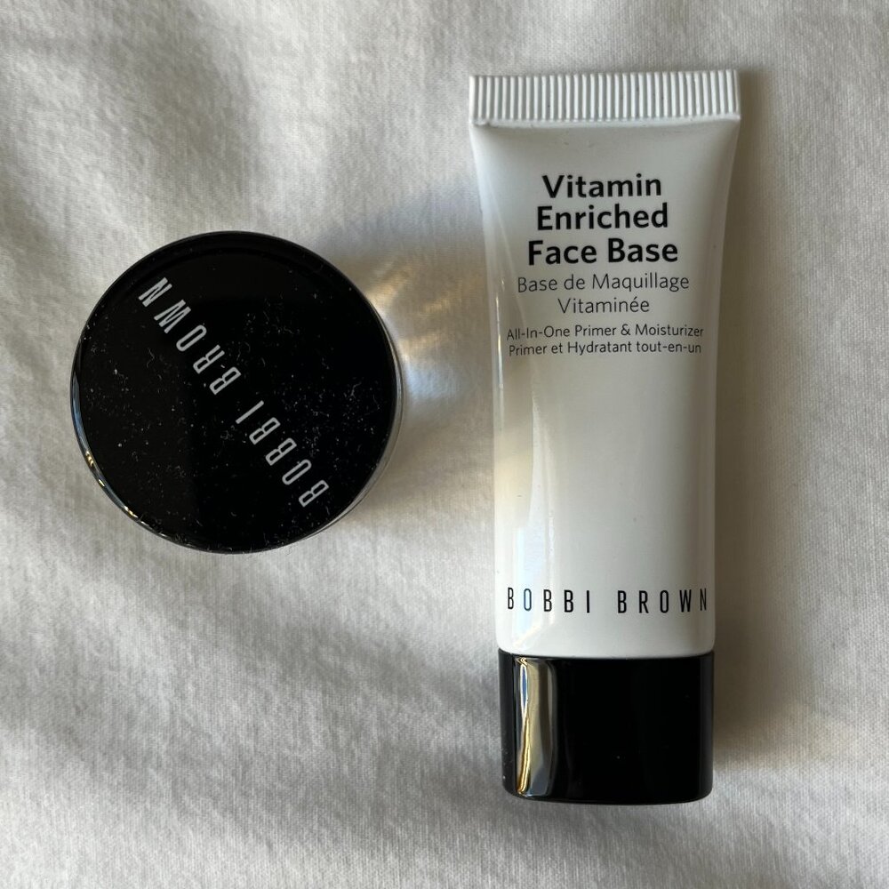 Bobbi Brown 2-pc Face Base Moisturizer and Primer Travel Set .74 oz, New